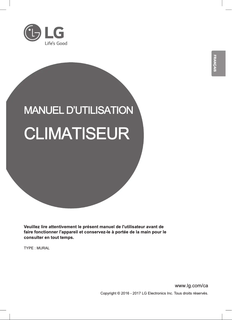 Página 1 del manual Manual de usuario LG LAN090HYV