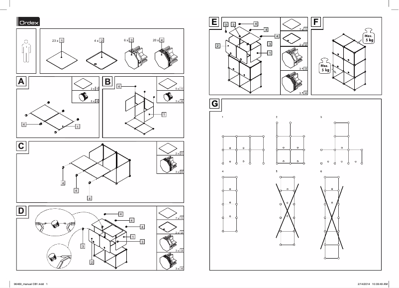 Page 1 de la notice Manuel utilisateur Ordex IAN 96469