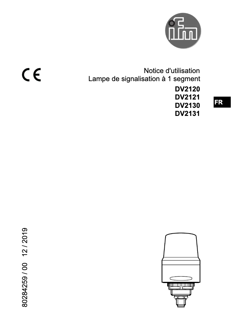 Imagen de la primera página del manual del dispositivo DV2130