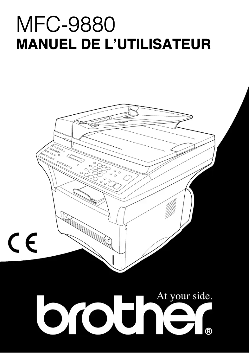 Page 1 de la notice Manuel utilisateur Brother MFC-9880