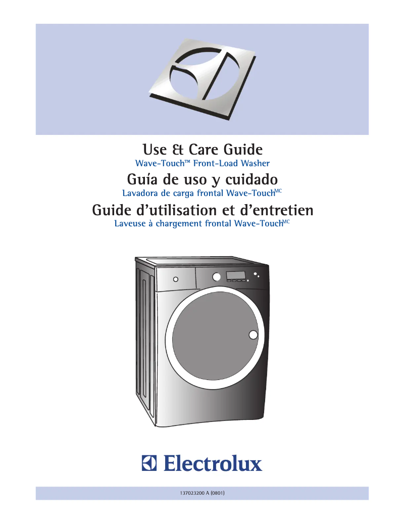 Page n°1 - Manuel utilisateur Electrolux EWFLW65HIW