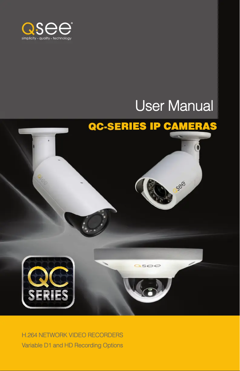 Page n°1 - Manuel utilisateur Q-See QCN8004B
