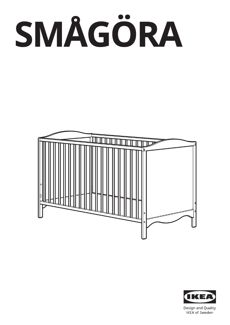 Image de la première page du manuel de l'appareil SMÅGÖRA 204.612.36