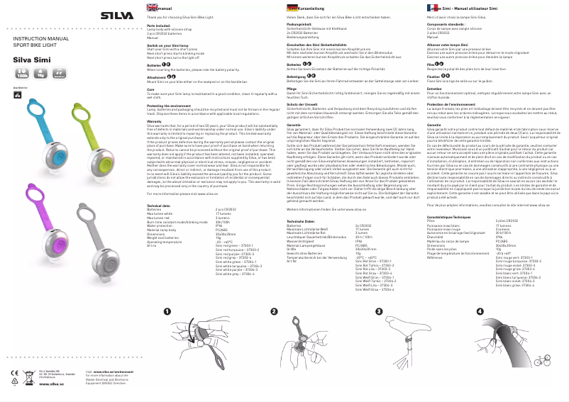 Imagen de la primera página del manual del dispositivo Siju 37244-3