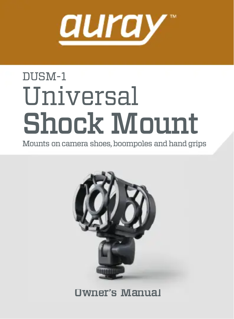 Page 1 de la notice Manuel utilisateur Auray DUSM-1