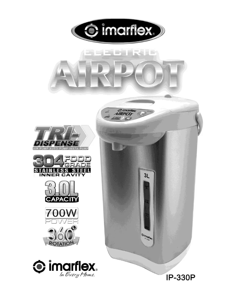 Page n°1 - Manuel utilisateur Imarflex IP-330P