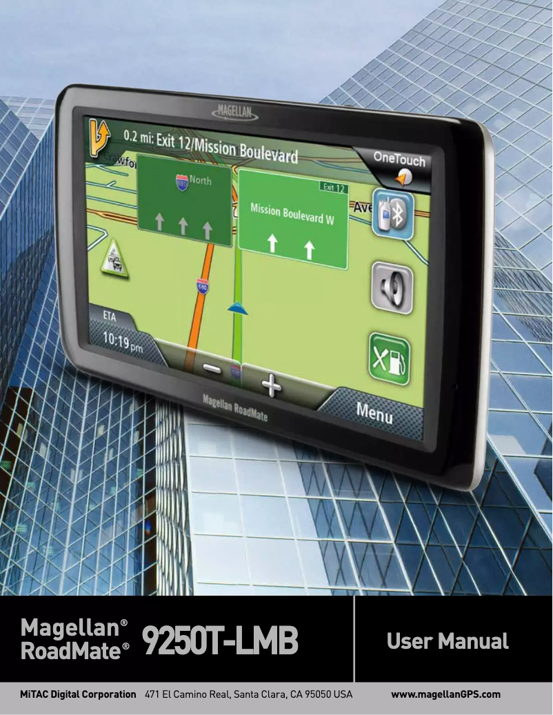Page n°1 - Manuel utilisateur Magellan RoadMate 9250T-LMB