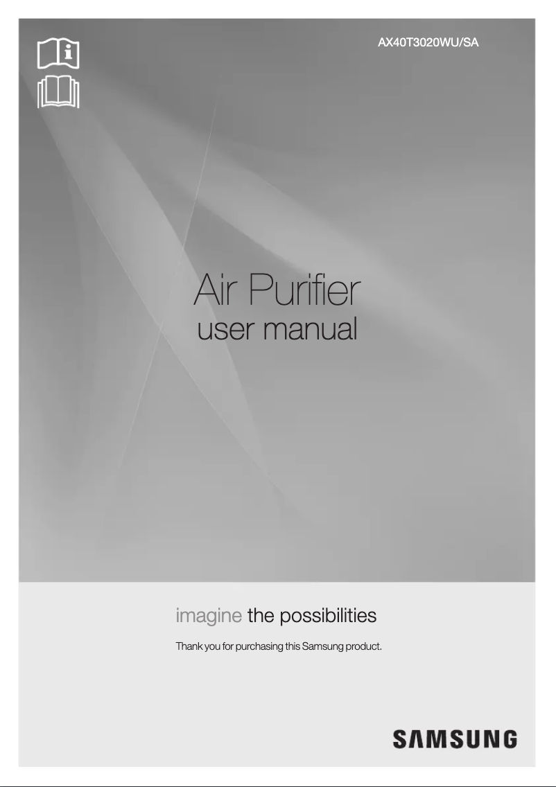 Page 1 de la notice Manuel utilisateur Samsung AX40T3020WU