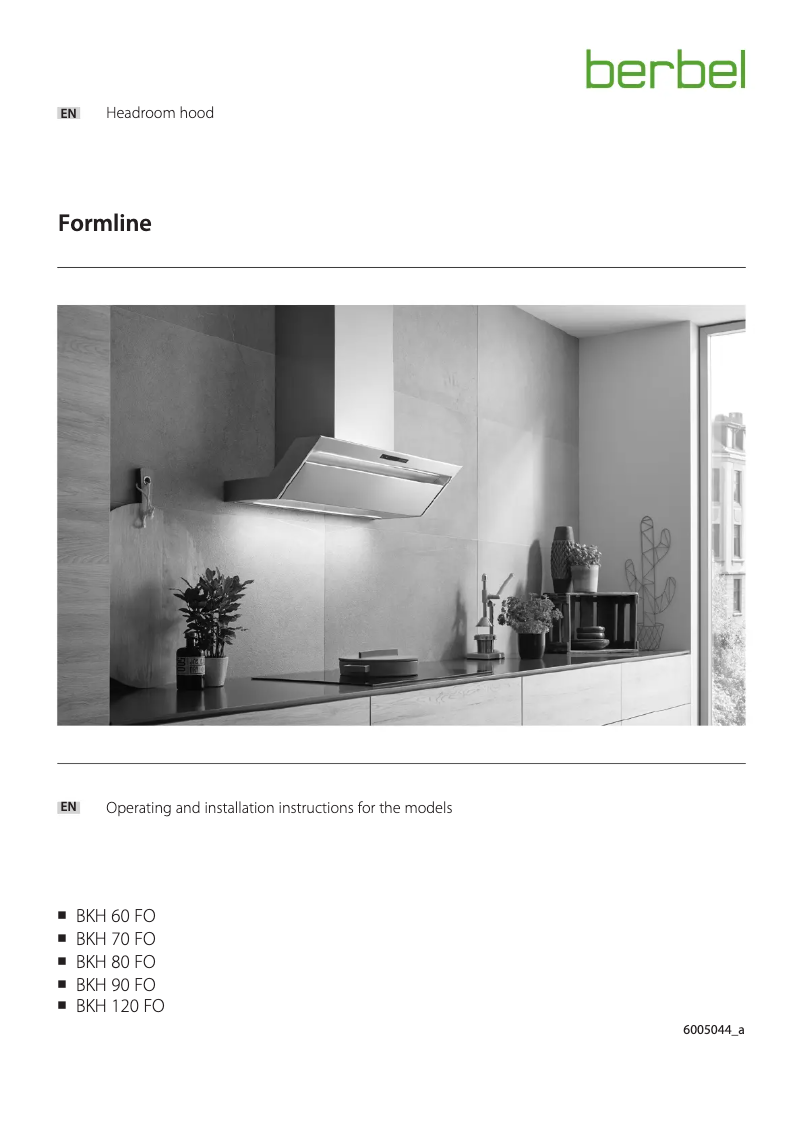 Página 1 del manual Manual de usuario Berbel BKH 80 FO