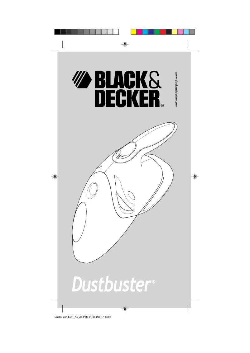 Page n°1 - Manuel utilisateur Black & Decker Dustbuster V3600