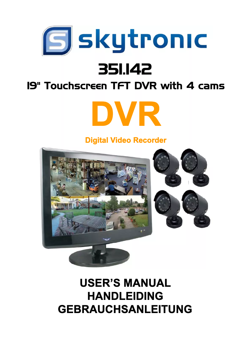 Page 1 de la notice Manuel utilisateur Skytronic 351.142