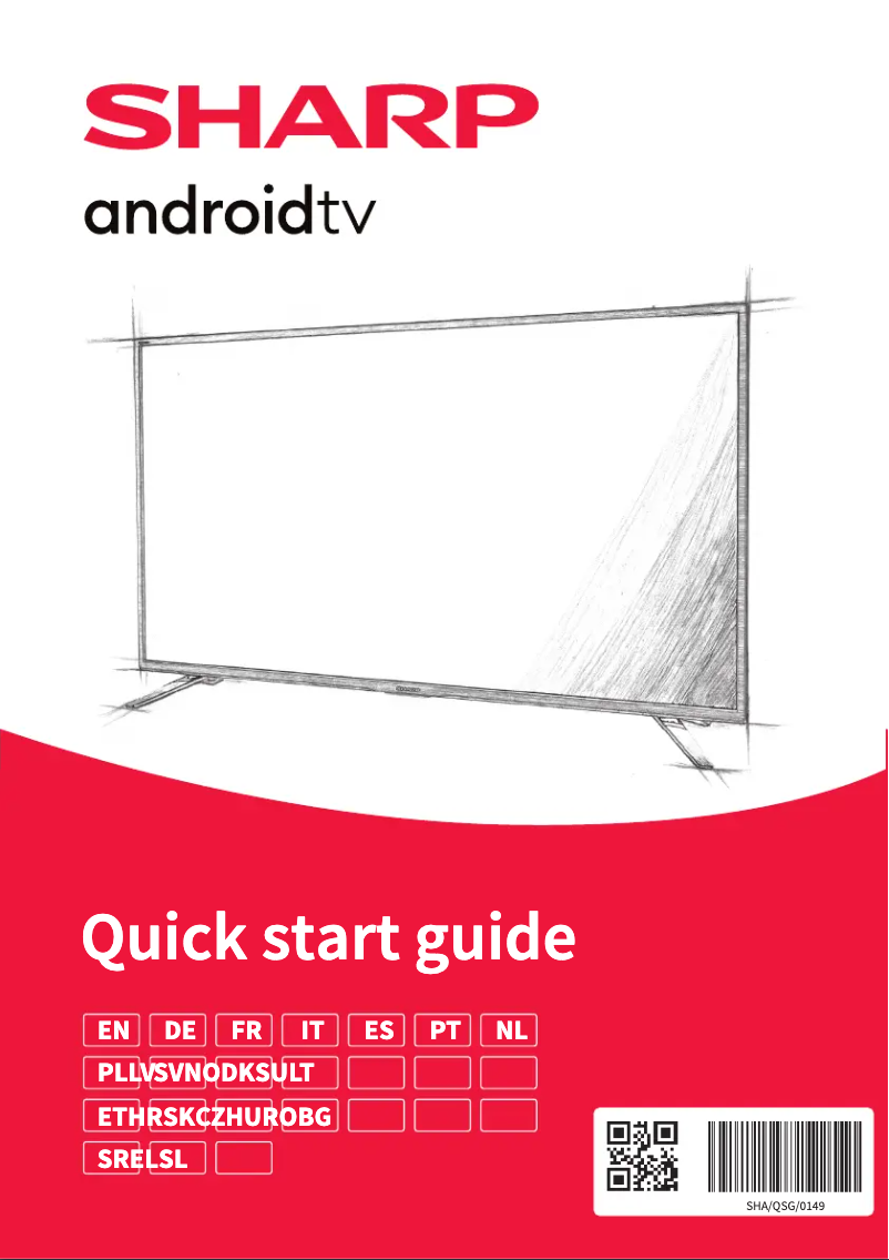 Page n°1 - Guide de démarrage rapide Sharp 70DN5EA