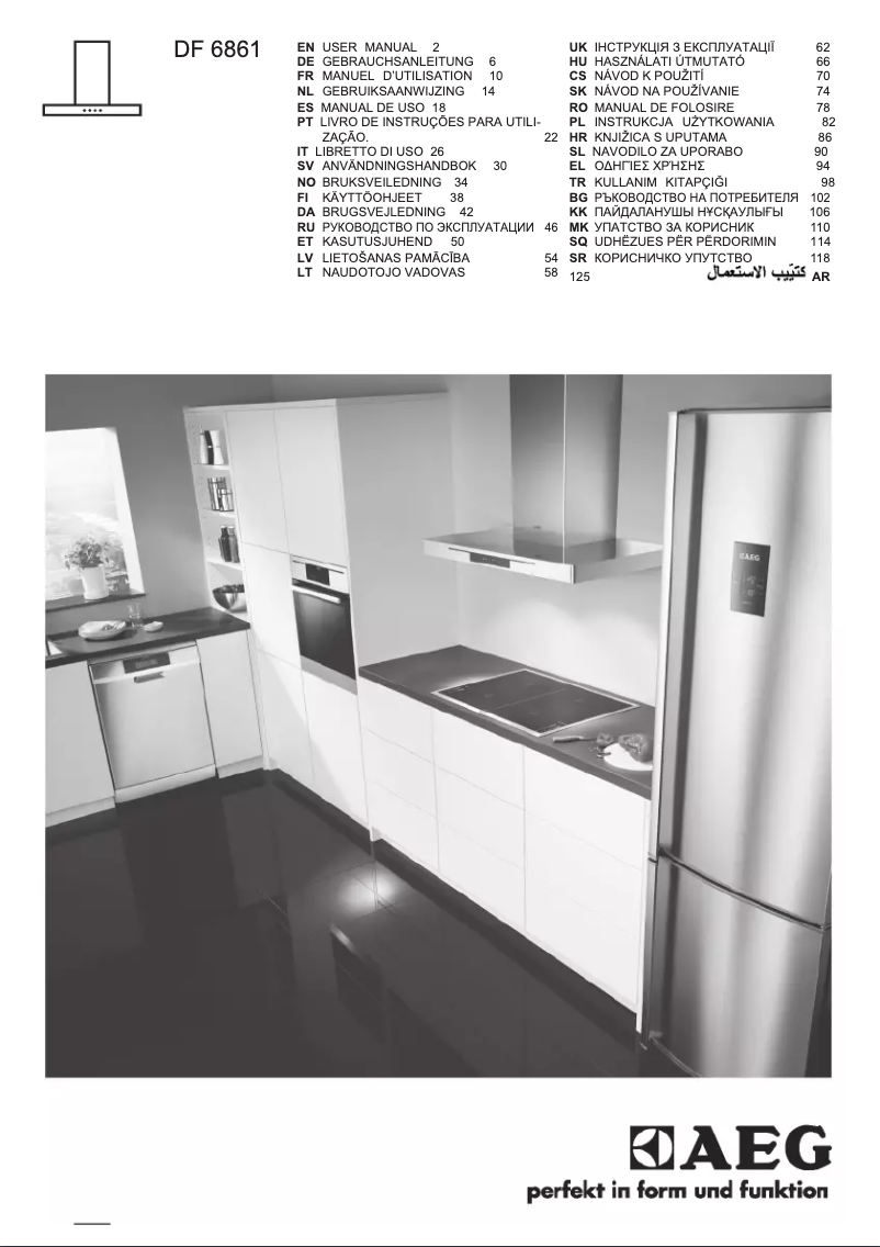 Image de la première page du manuel de l'appareil DF6861-M