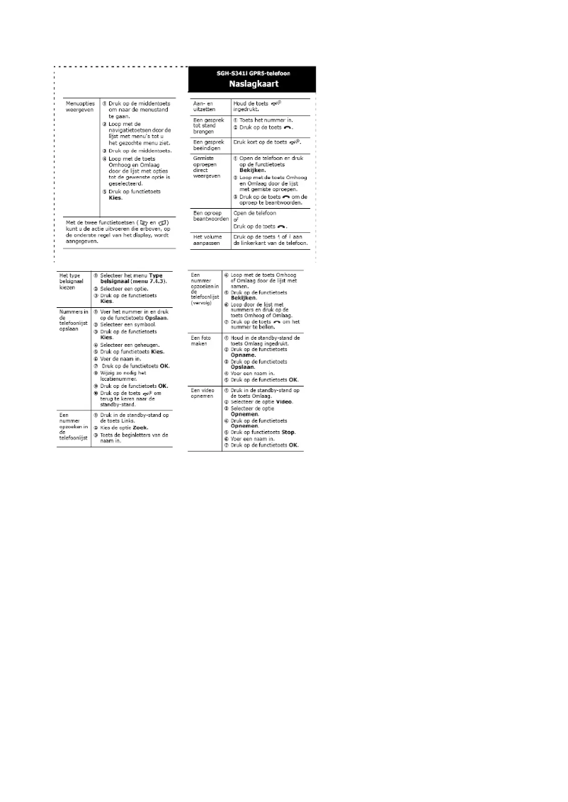 Image de la première page du manuel de l'appareil SGH-S341