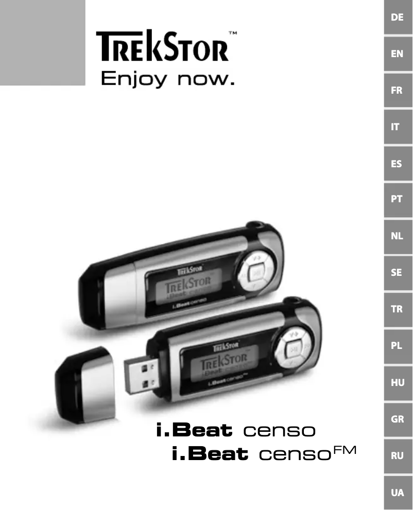 Page n°1 - Manuel utilisateur TrekStor I.Beat censo FM