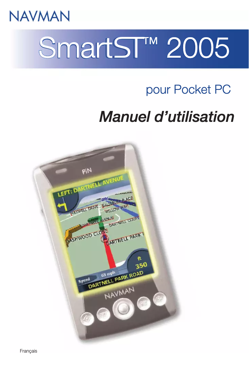 Page n°1 - Manuel utilisateur Navman PocketPC