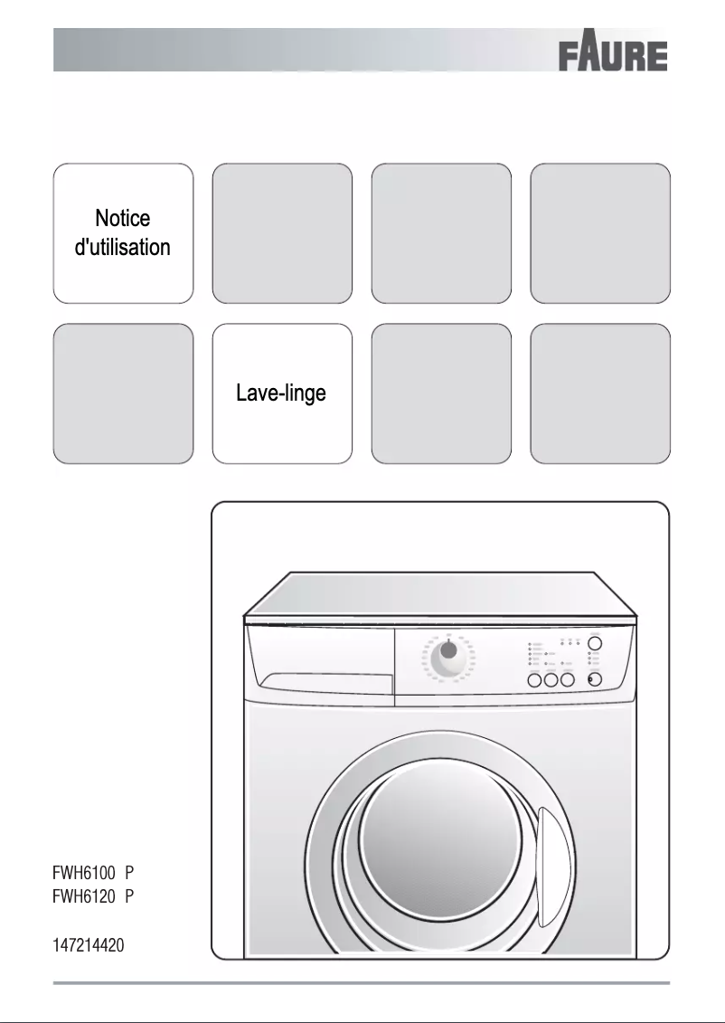Image de la première page du manuel de l'appareil FWH6120P