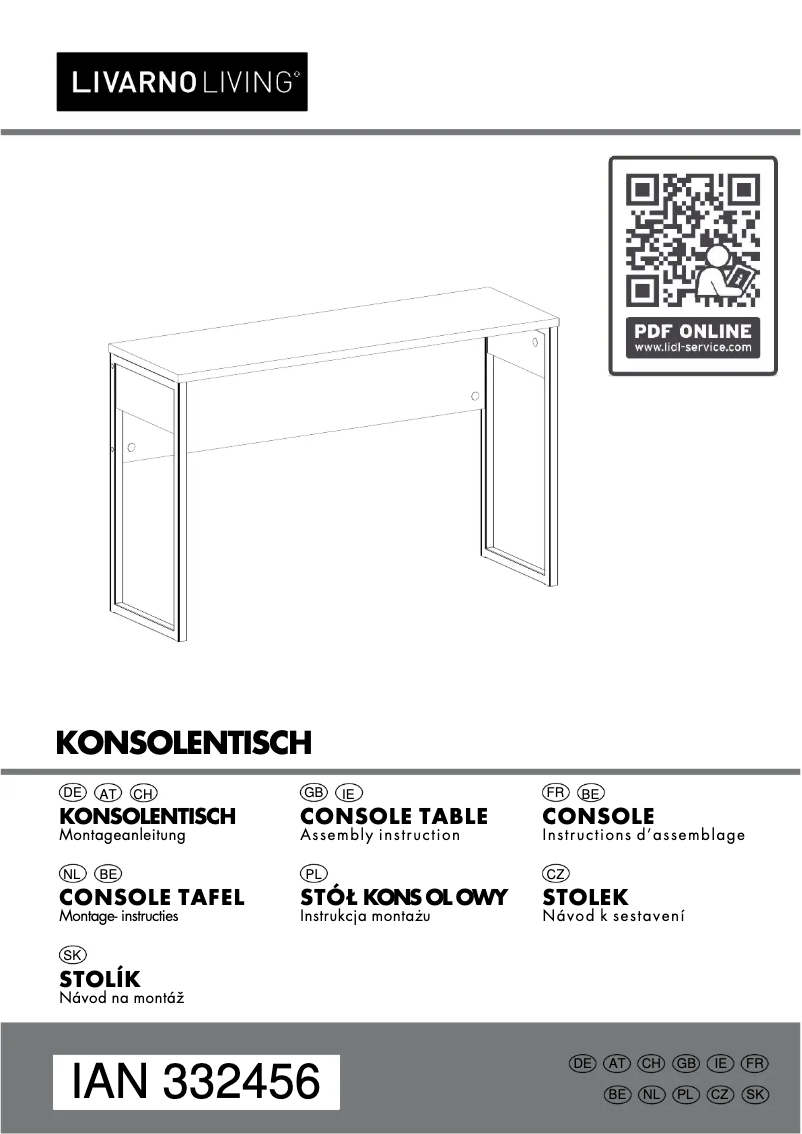 Image de la première page du manuel de l'appareil IAN 332456