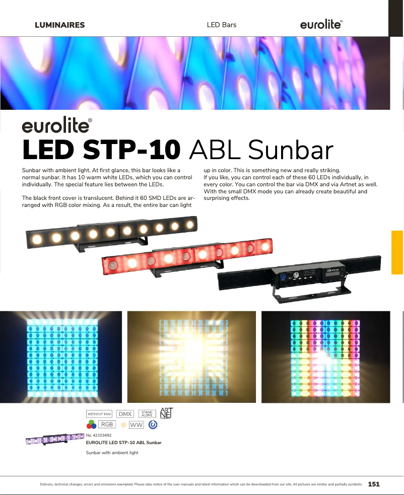 Page n°1 - Catalogue Eurolite LED STP-10
