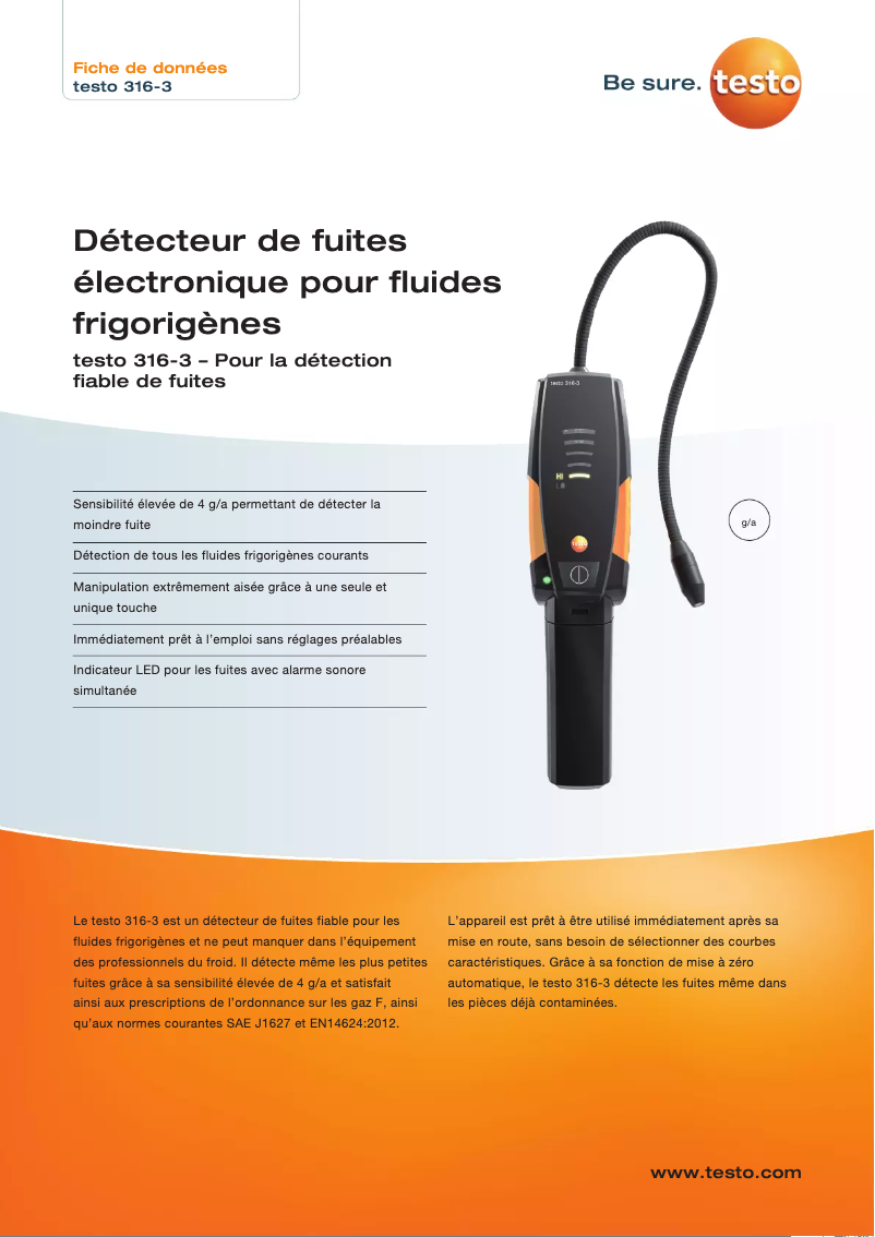 Image de la première page du manuel de l'appareil 316-3