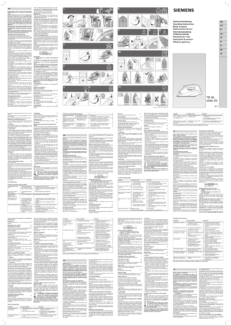 Image de la première page du manuel de l'appareil TB36121