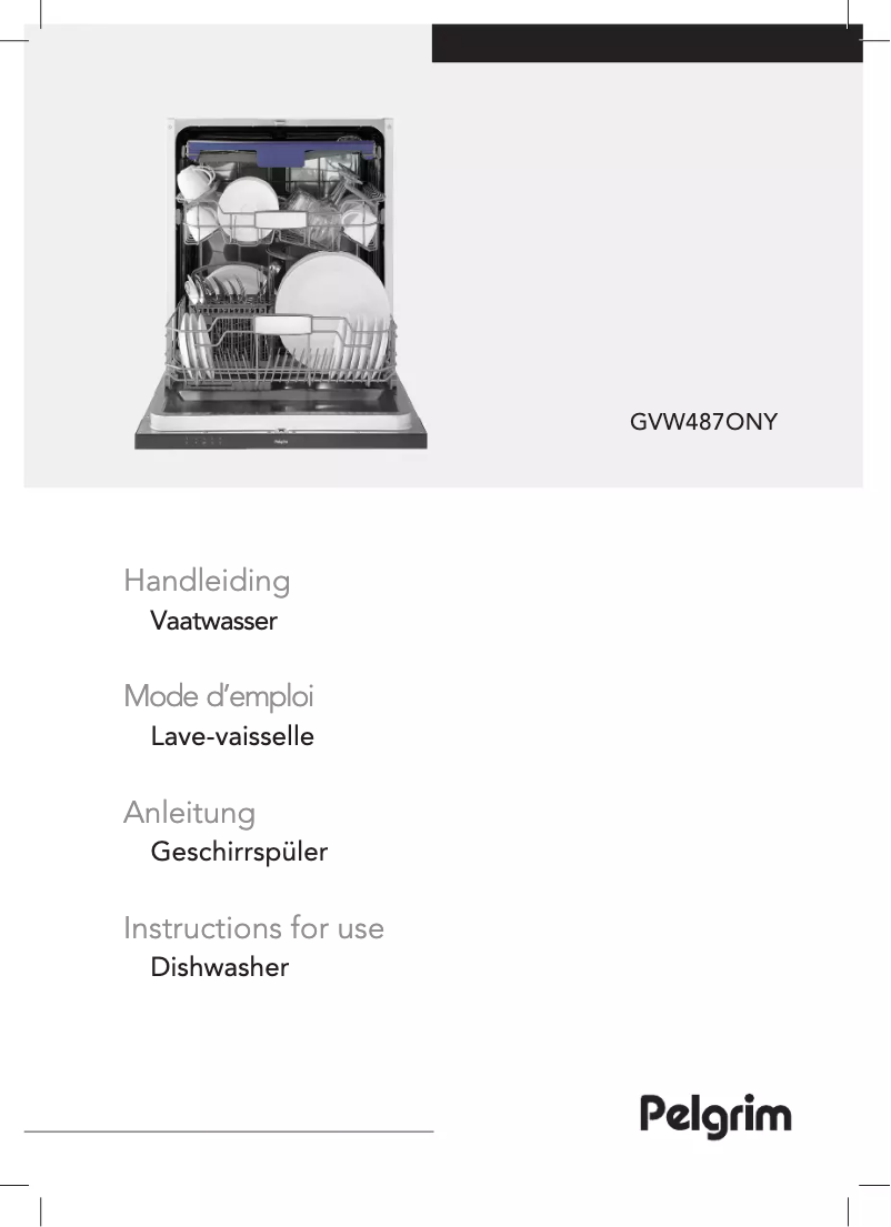 Page 1 de la notice Manuel utilisateur Pelgrim GVW487ONY