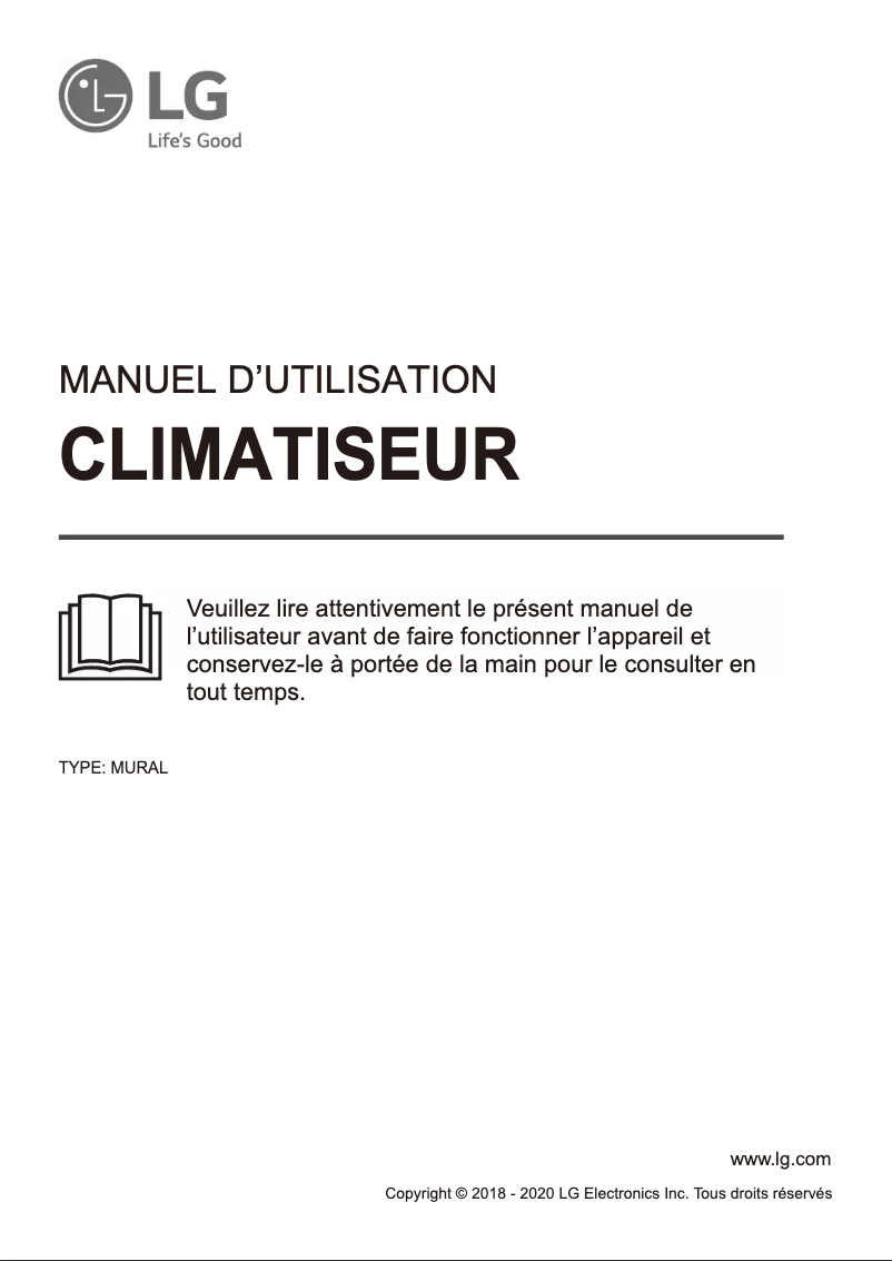 Page n°1 - Manuel utilisateur LG N241HSV2
