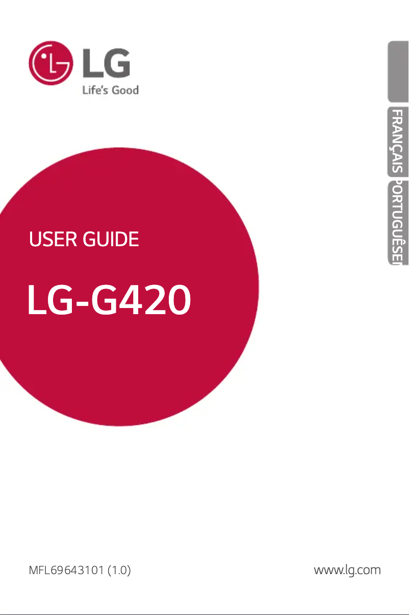 Page n°1 - Manuel utilisateur LG LGG420