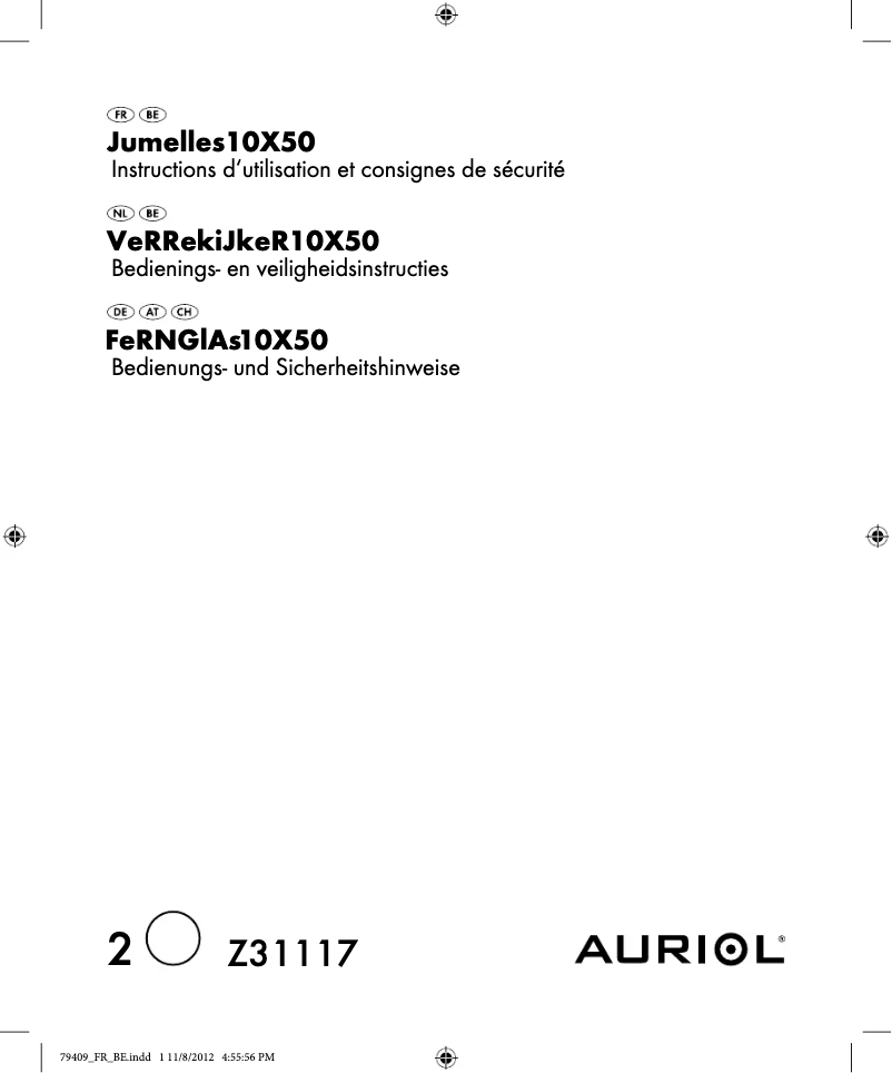 Image de la première page du manuel de l&#039;appareil IAN 79409