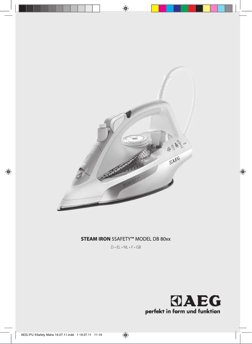 Image de la première page du manuel de l'appareil DB8060-U