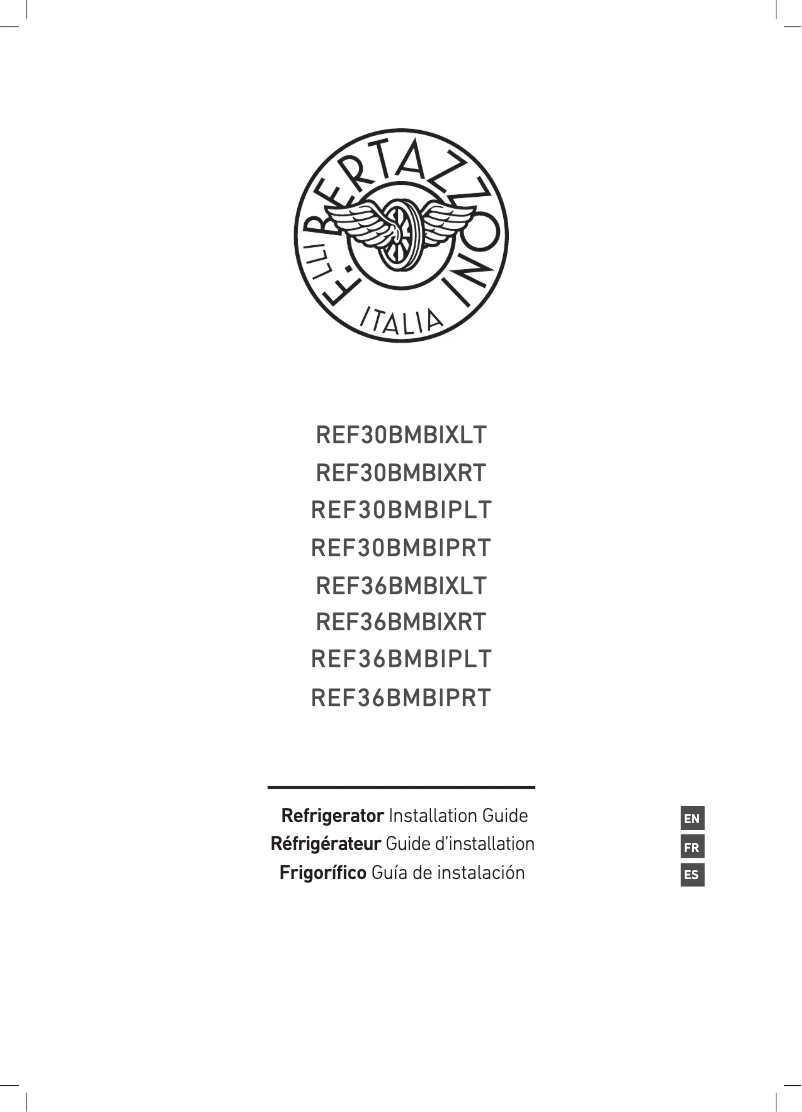 Image de la première page du manuel de l'appareil REF30BMBIXLT