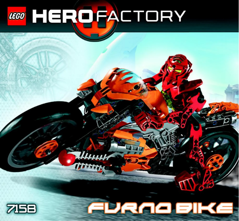 First page image of the manual for Hero Factory 7158