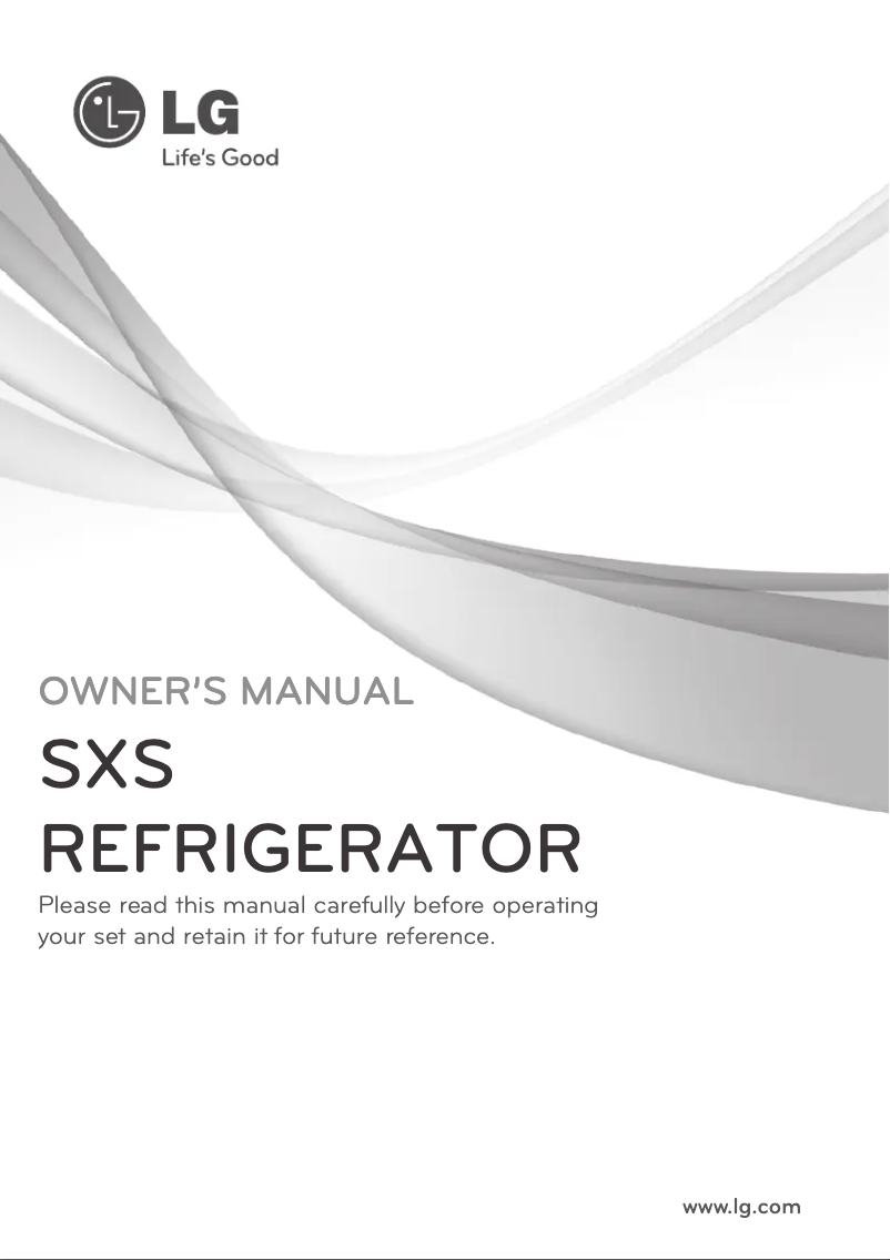 Image de la première page du manuel de l'appareil GS3159AEHZ1