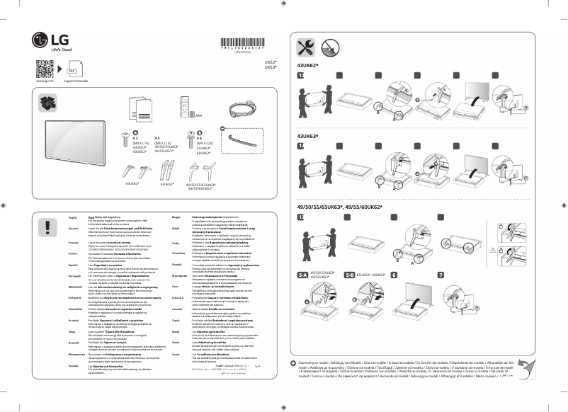 Page n°1 - Manuel utilisateur LG 50UK6300MLB