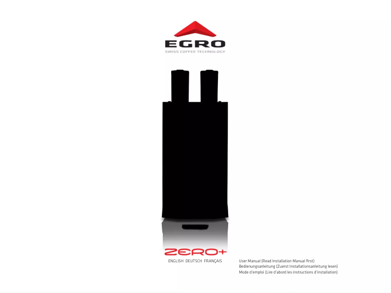 Image de la première page du manuel de l'appareil Zero+