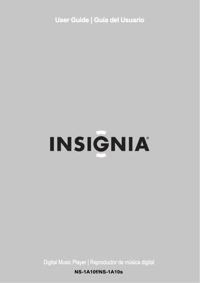 Page n°1 - Manuel utilisateur Insignia NS-1A10S