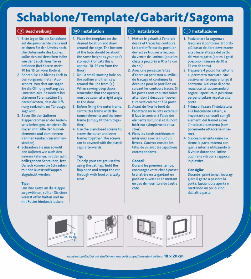 Page n°1 - Manuel utilisateur Trixie 3850