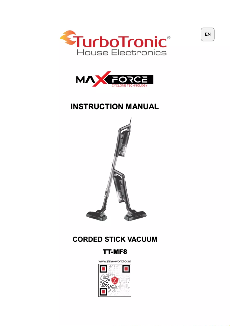 Page n°1 - Manuel utilisateur TurboTronic Max Force TT-CMF8