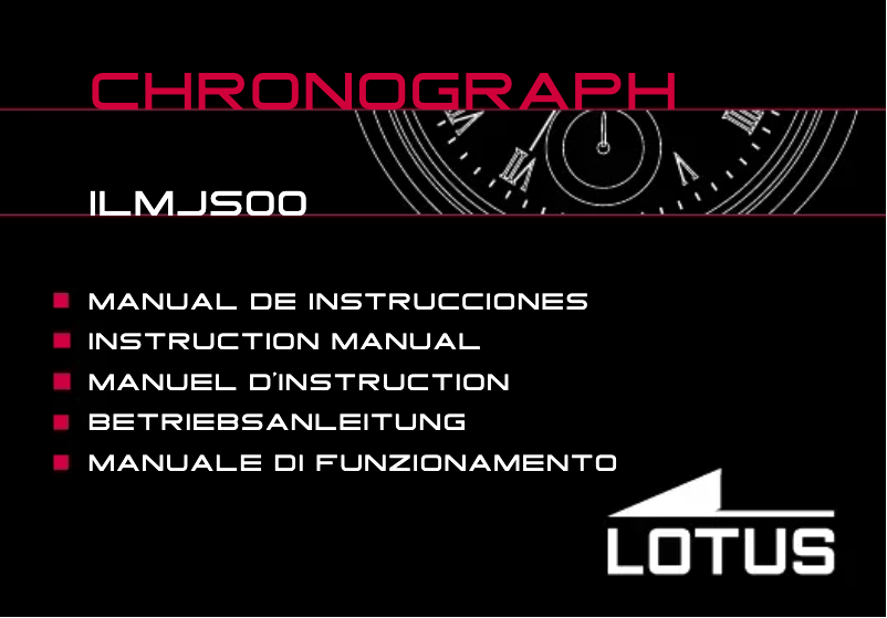 Page n°1 - Manuel utilisateur Lotus 18118