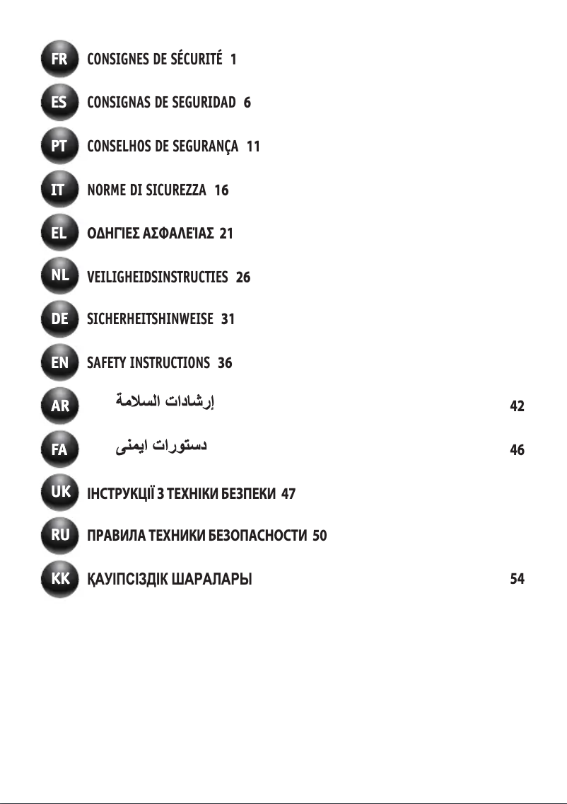 Page 1 de la notice Manuel utilisateur Moulinex MasterChef Gourmet QA613D