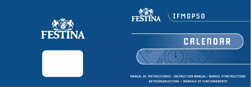 Page 1 de la notice Manuel utilisateur Festina F6790