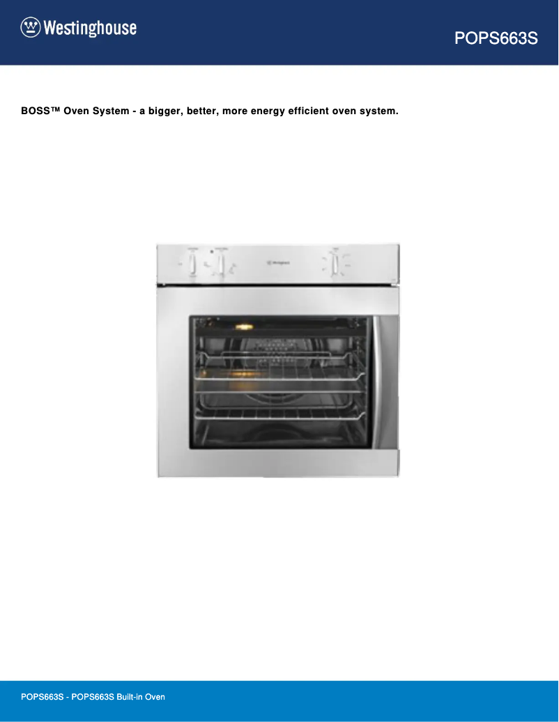 Image de la première page du manuel de l'appareil POPS663S