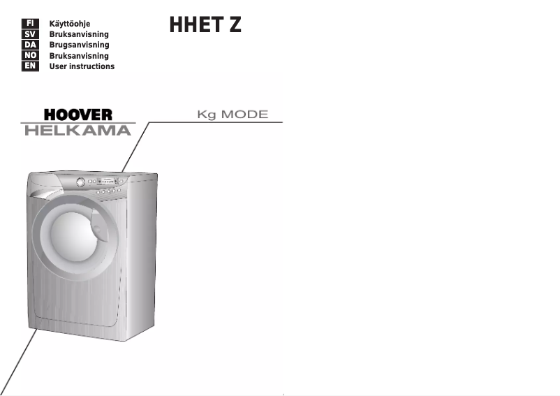 Image de la première page du manuel de l'appareil HHET 8164Z