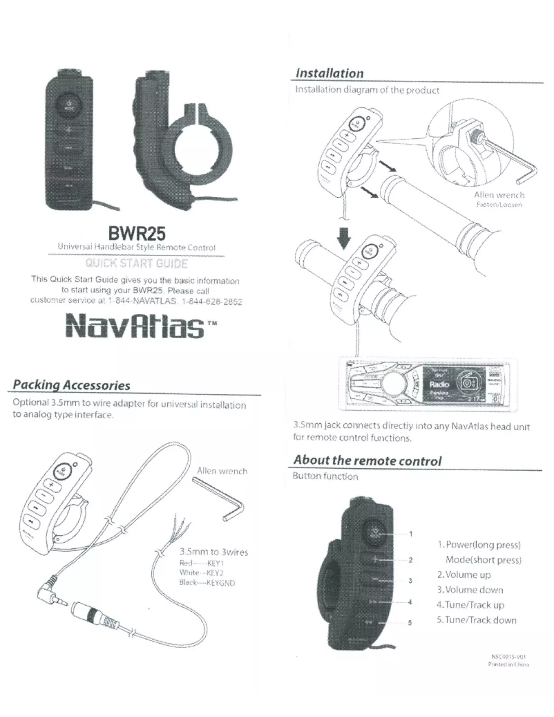 Page 1 de la notice Manuel utilisateur NavAtlas BWR25