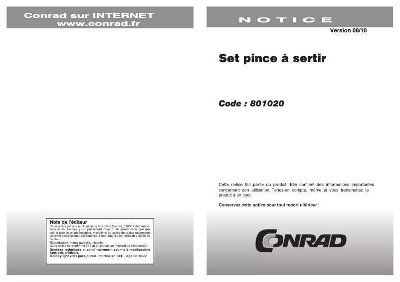 Page 1 de la notice Manuel utilisateur NWS 143B