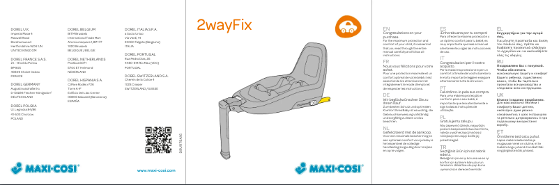 Página 1 del manual Manual de usuario Maxi-Cosi 2wayFix