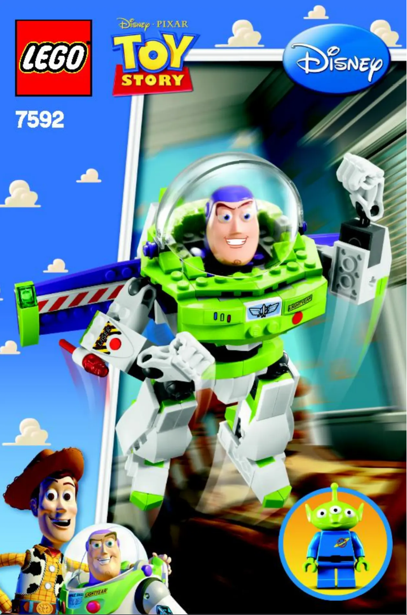 Image de la première page du manuel de l'appareil Toy Story 7592