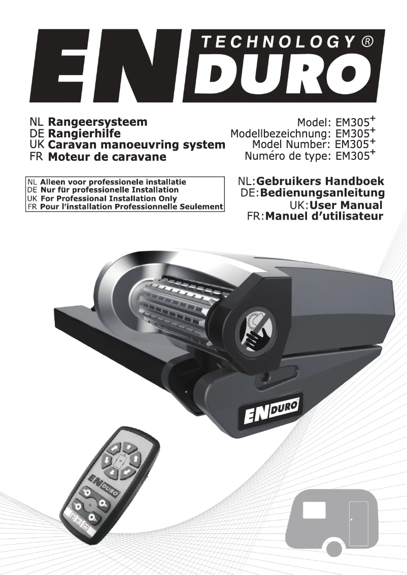 Page 1 de la notice Manuel utilisateur Enduro EM305+