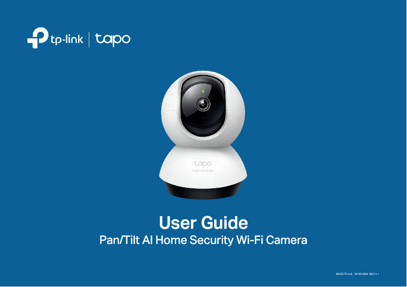 Page 1 de la notice Manuel utilisateur TP-Link Tapo TC72