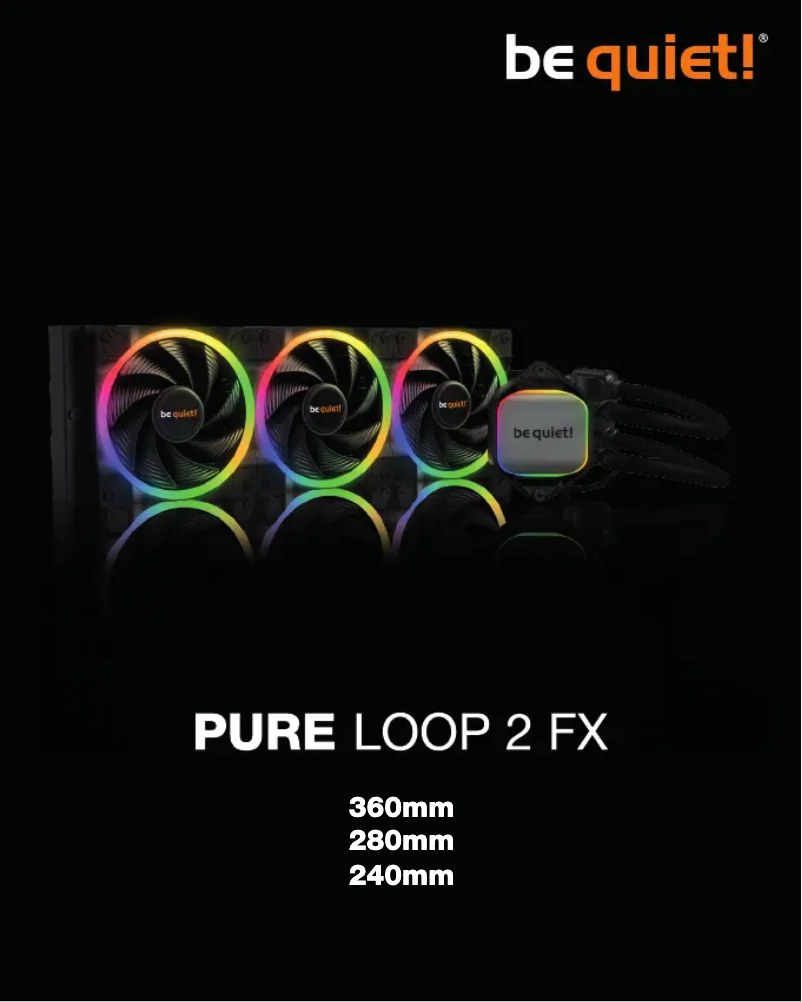 Página 1 del manual Manual de usuario Be Quiet! Pure Loop 2 FX